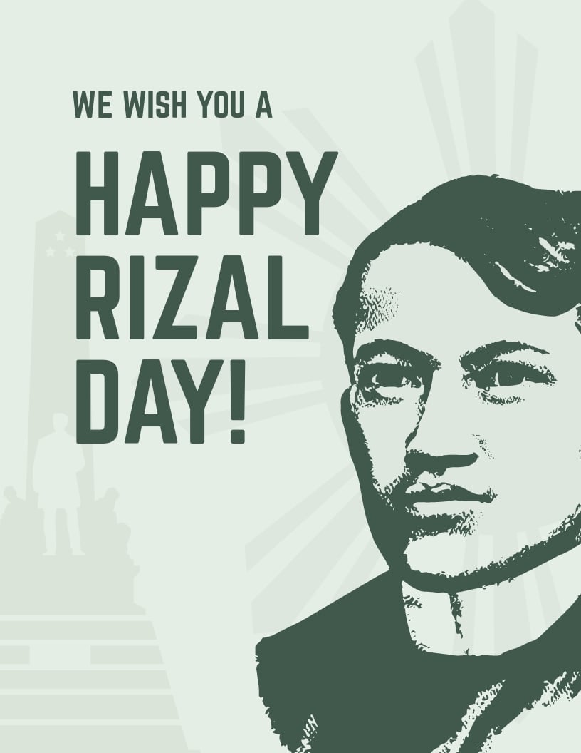 Vintage Rizal Day Flyer Template in Word, Google Docs, PSD, Apple Pages, Publisher