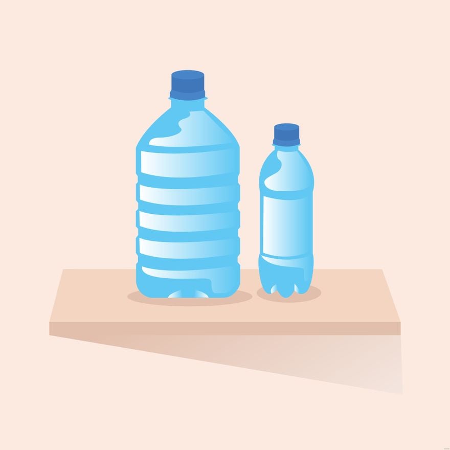 Water Bottle Illustration