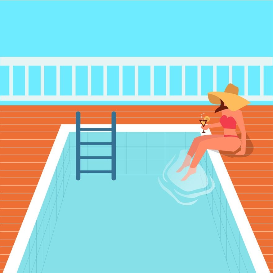 Pool Water Illustration