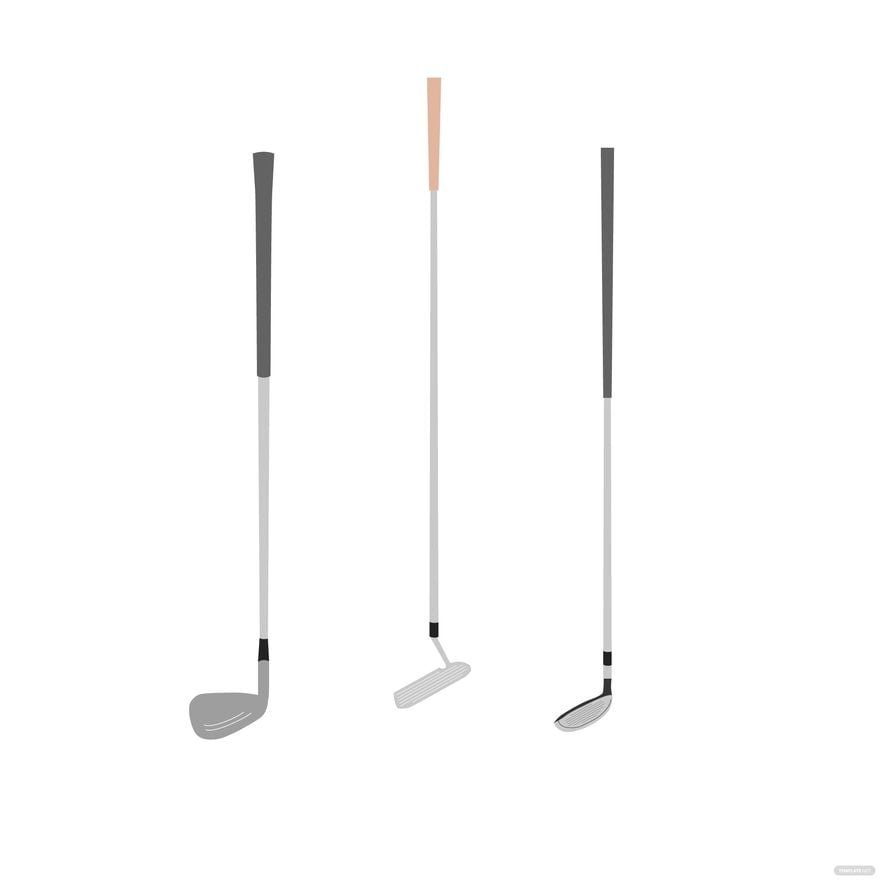 Free Golf Clubs Vector
