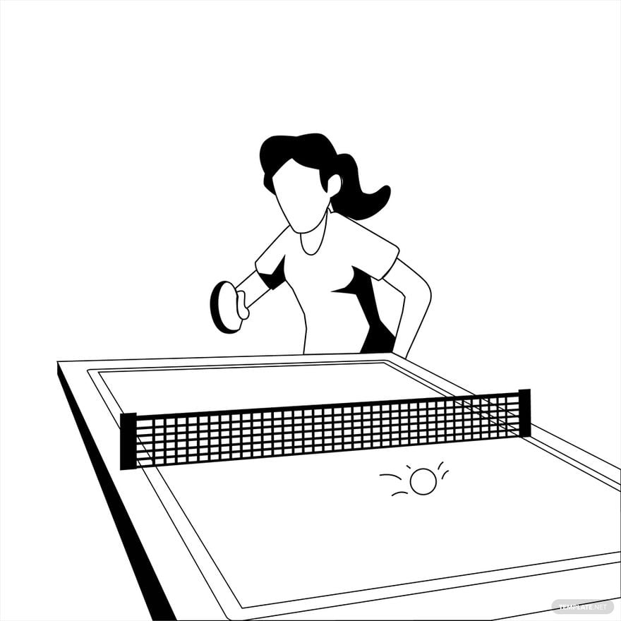 Free Table Tennis Vector