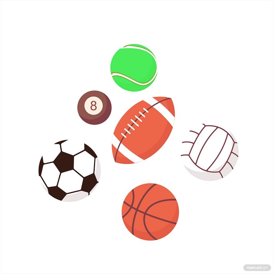 Free Cartoon Sports Vector - EPS, Illustrator, JPG, PNG, SVG 