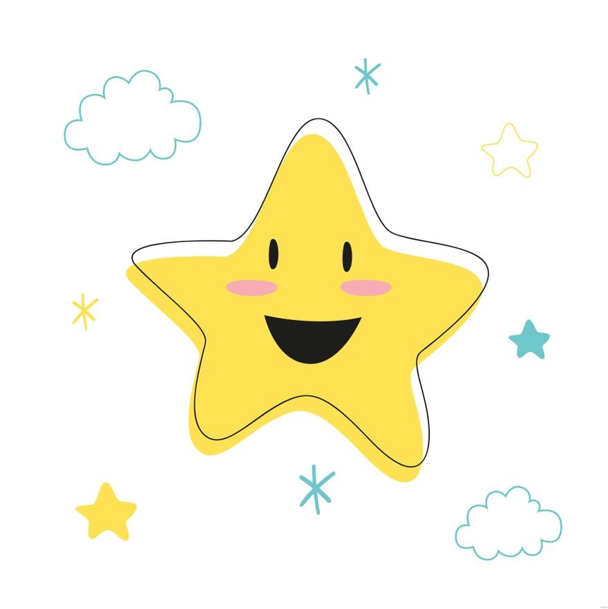 Free Cute Star Illustration