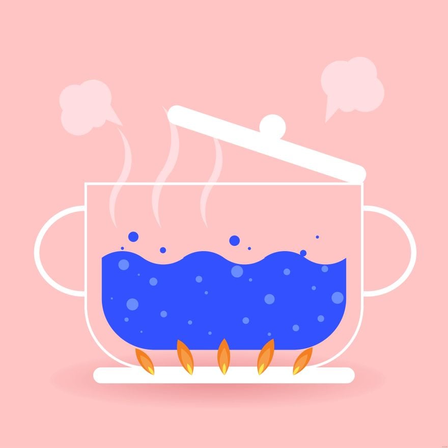 Boiling Water Illustration