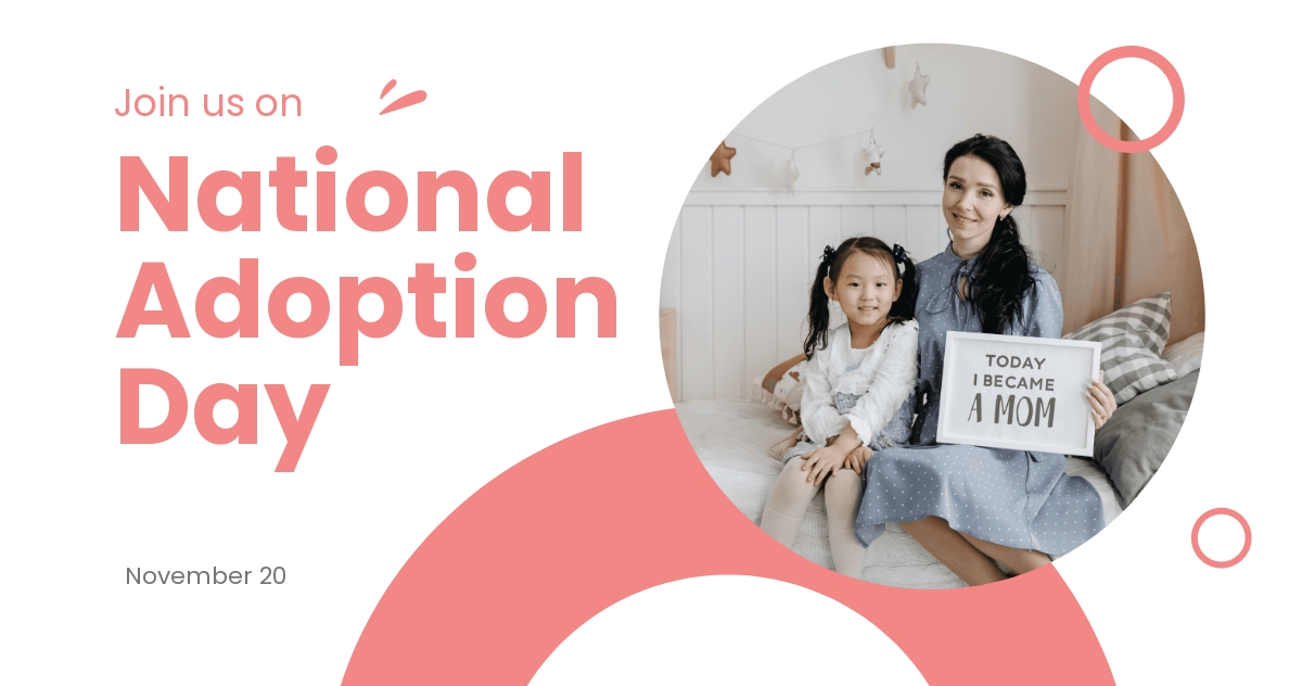 National Adoption Day Facebook Post Template