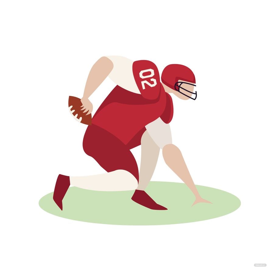 Free Football Player Vector