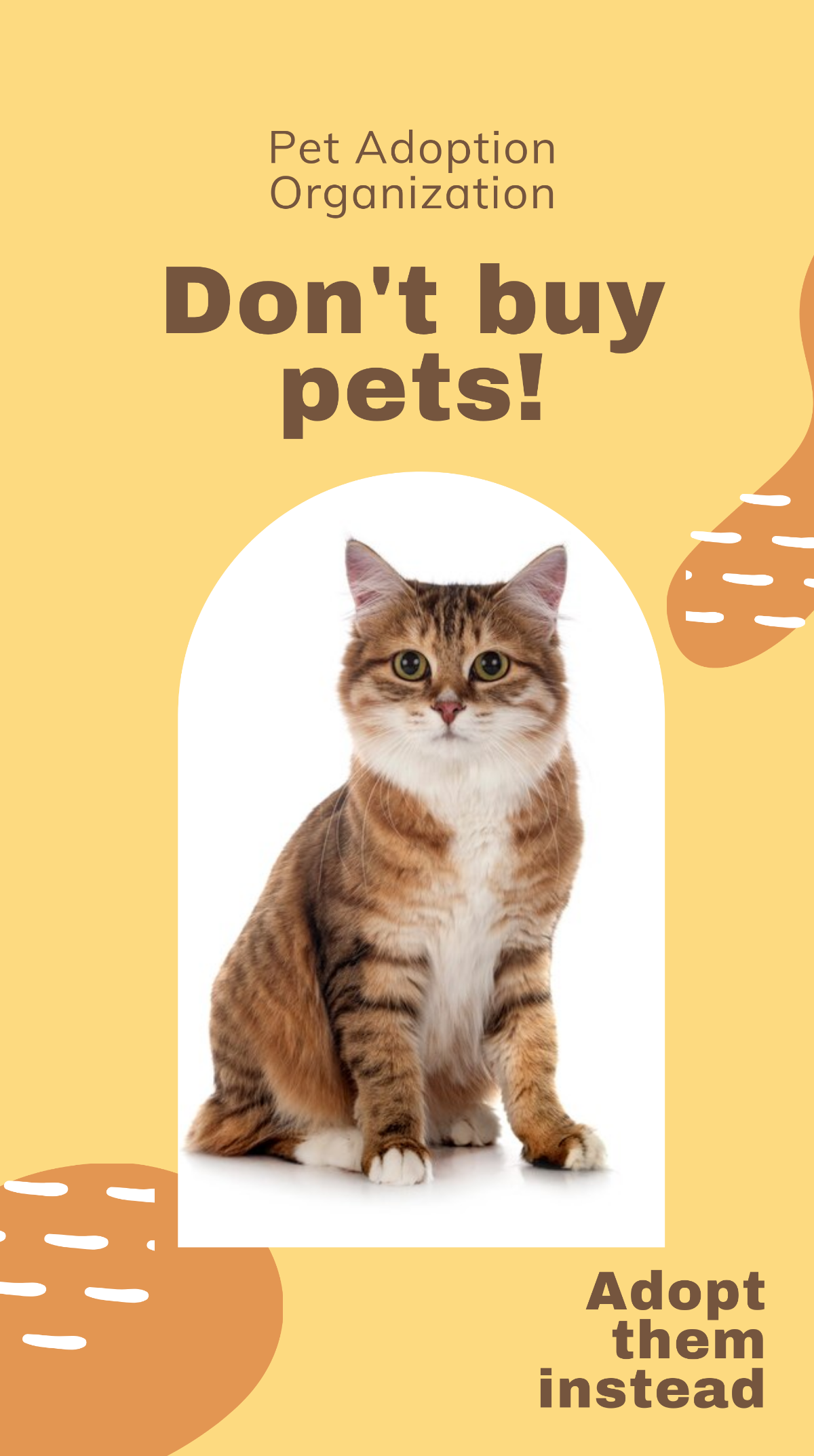 Free Pet Adoption Instagram Story Template to Edit Online