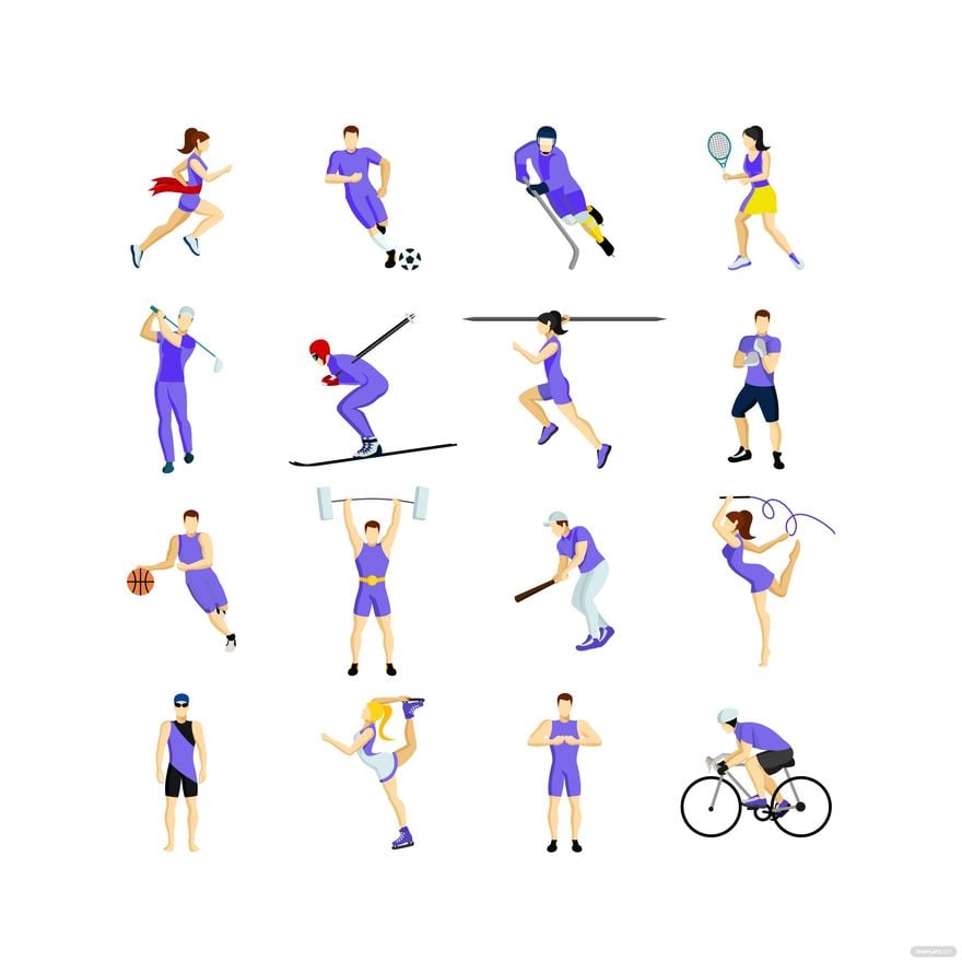 Sports People Vector
