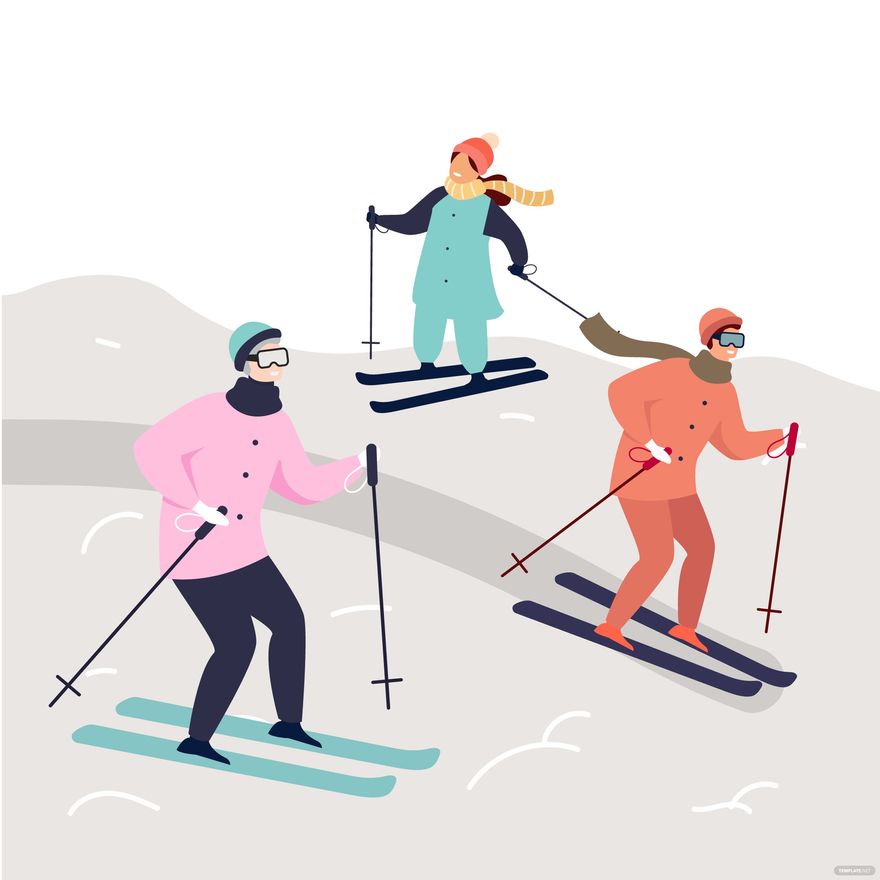 Free Skiing Vector