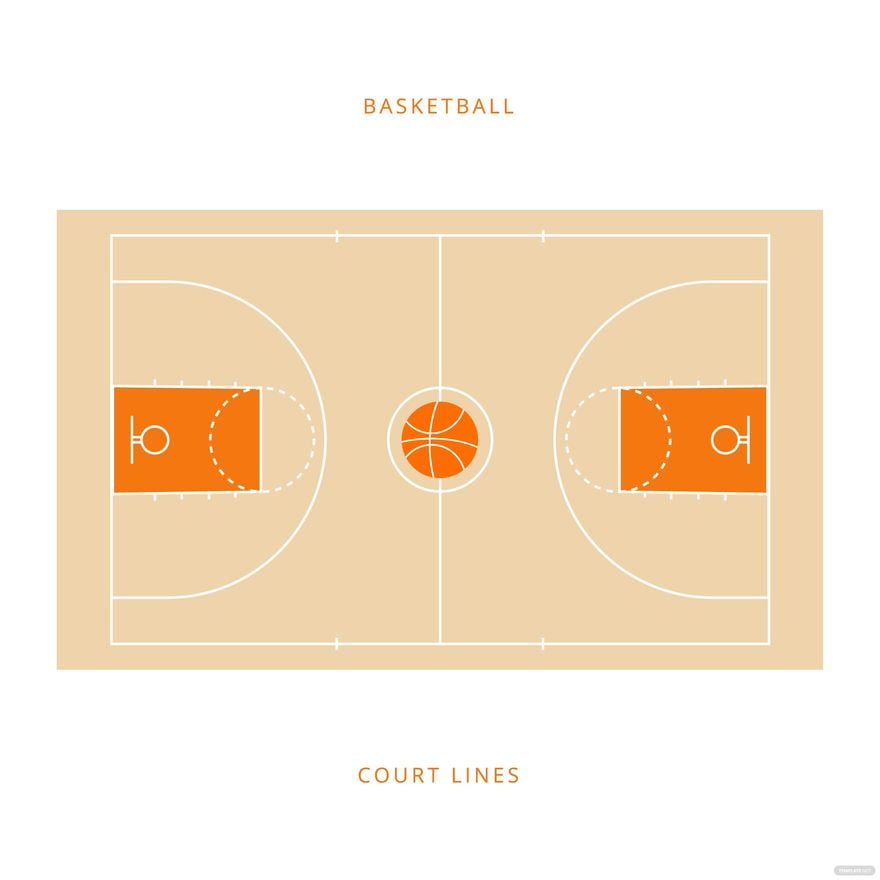Free Basketball Lines Vector