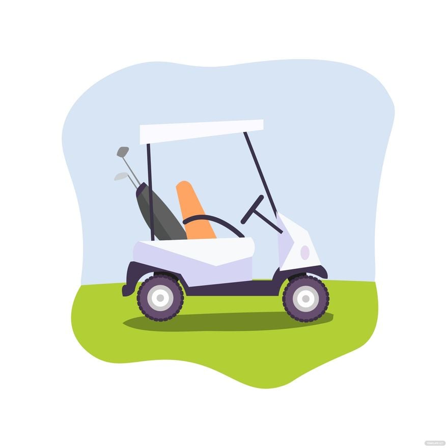 Free Golf Cart Vector