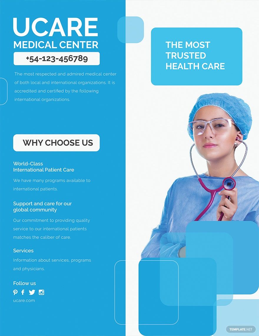 Printable Medical Flyer Template