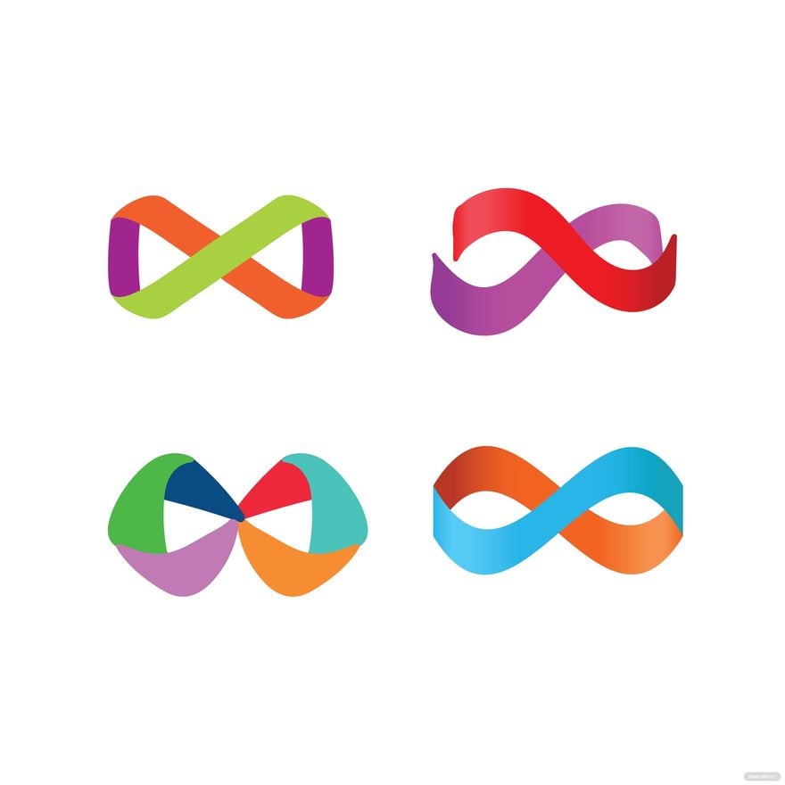 Infinity Ribbon Vector in Illustrator, EPS, SVG, JPG, PNG