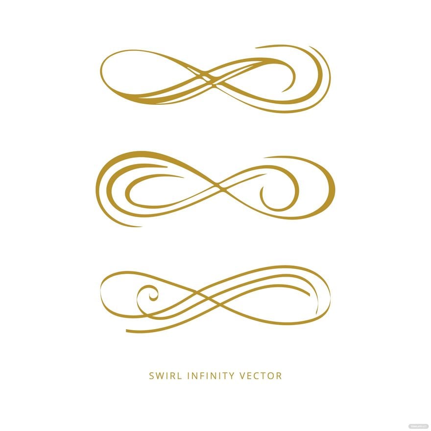 Swirl Infinity Vector in Illustrator, EPS, SVG, JPG, PNG