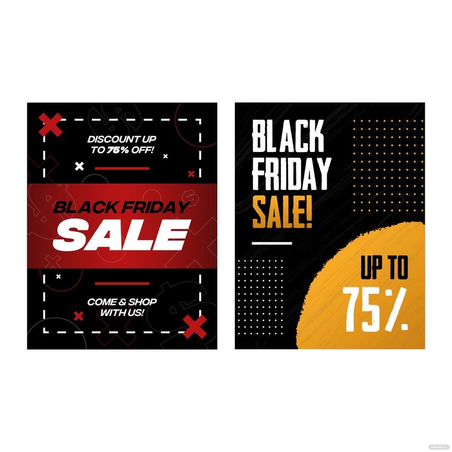 Free Black Friday Poster Vector