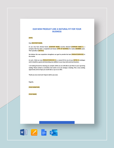 New Product Proposal Letter Template - Google Docs, Word, Outlook ...