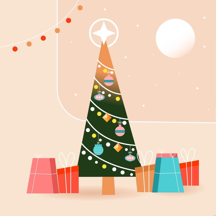 Free Christmas Tree Illustration