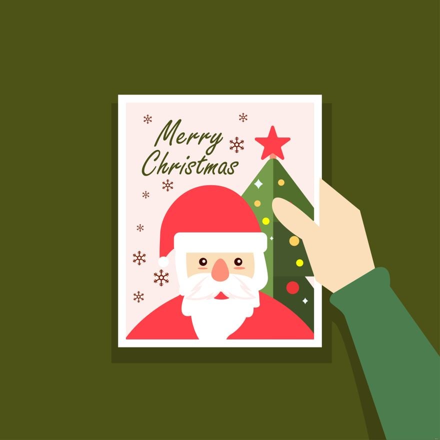 Free Christmas Card Illustration