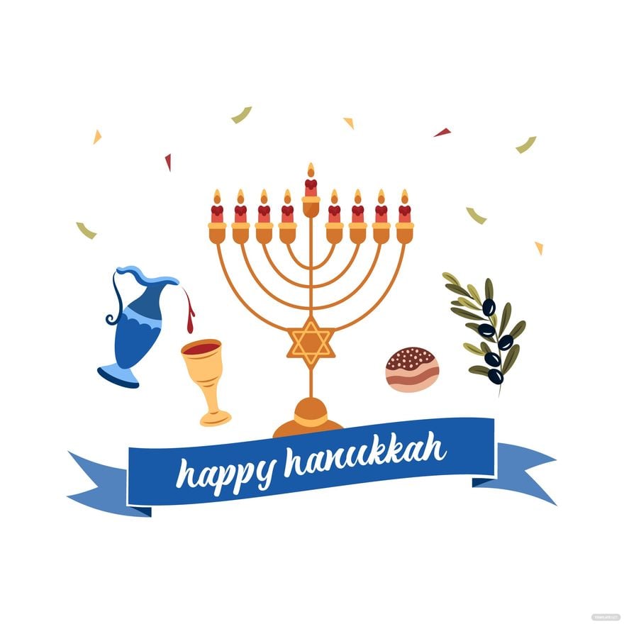 Free Transparent Hanukkah Vector in Illustrator, EPS, SVG, JPG, PNG