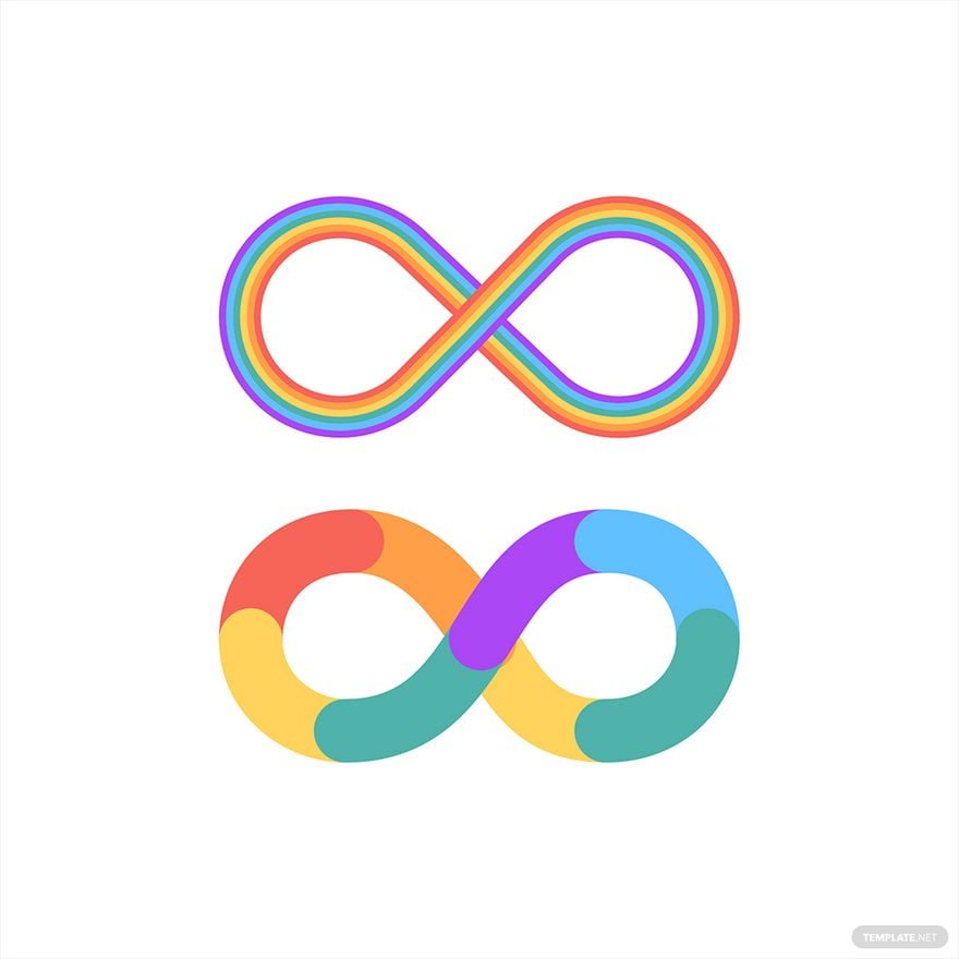 Rainbow Infinity Vector