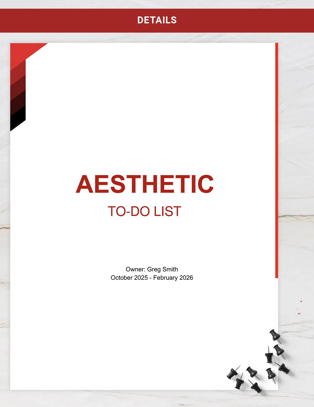 Free To Do List Template Goodnotes