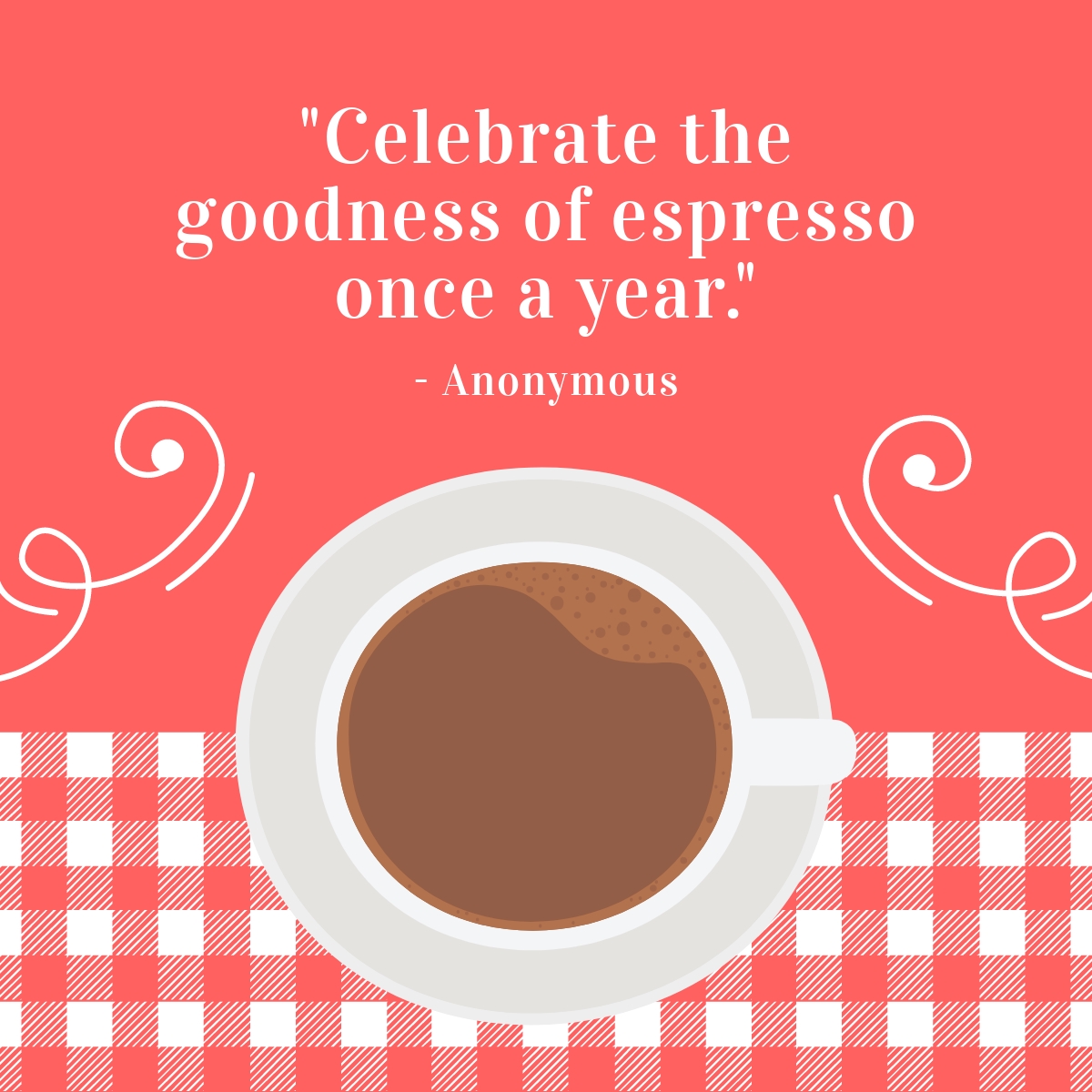 Espresso Day Post Templates Design, Free, Download