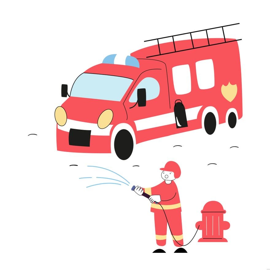 Fire Truck Illustration