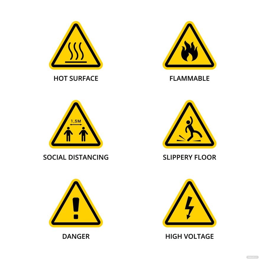 Triangle Warning Sign Vector