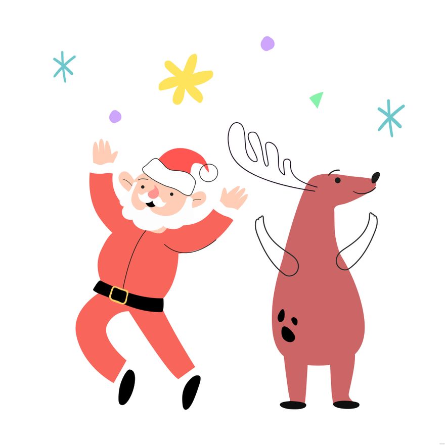 Free Happy Christmas Illustration