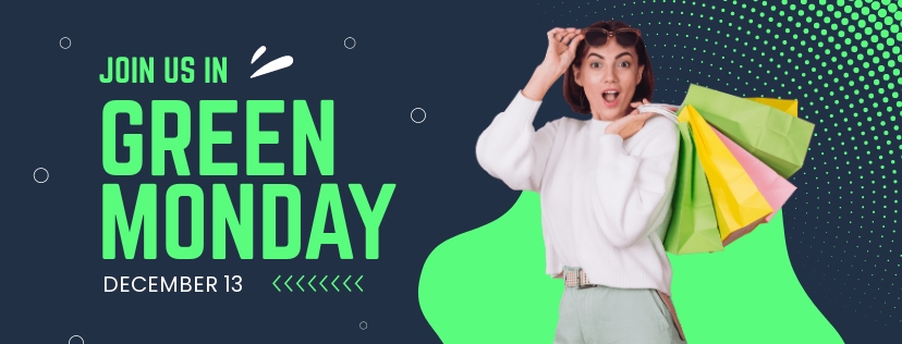 Free Green Monday Promotion Facebook Cover Template Template free-green-monday-promotion-facebook-cover-template-template