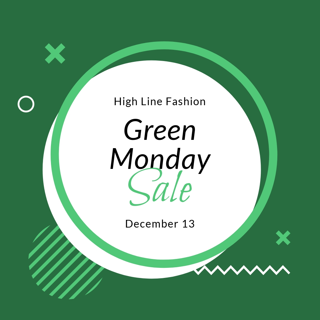 Free Green Monday Sale Instagram Post Template Template free-green-monday-sale-instagram-post-template-template