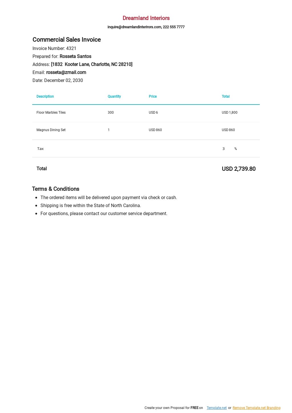 Commercial Sales Invoice Template.jpe