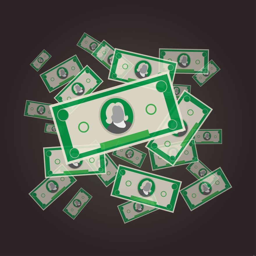 Free Transparent Money Illustration in Illustrator, EPS, SVG, JPG, PNG