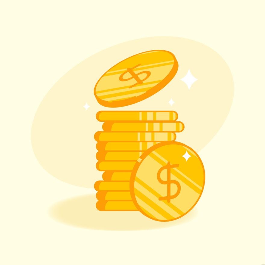 Free Money Coin Illustration
