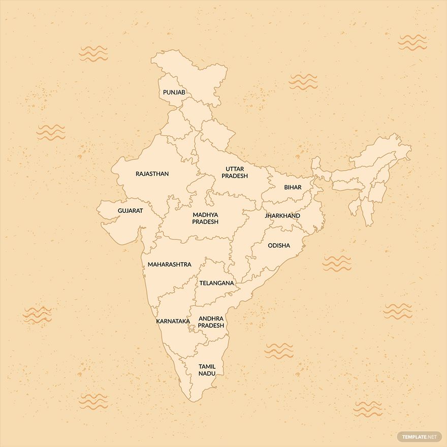 Free Vintage India Map Vector Eps Illustrator Png Svg Sexiz Pix