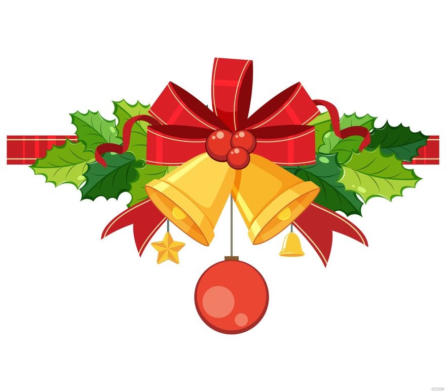 Free Christmas Bell Vector