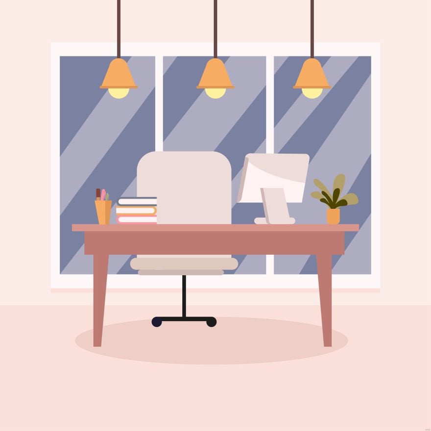 Free Office Furniture Illustration