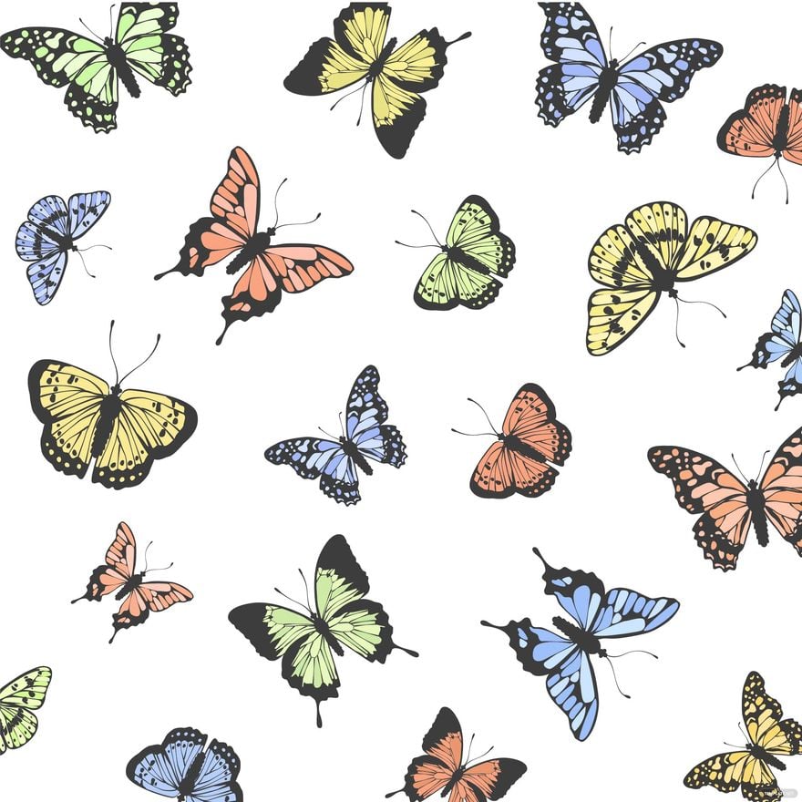 Free Butterfly Pattern Vector