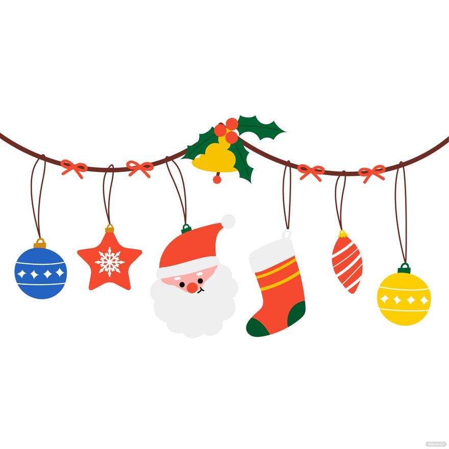 Christmas Ornament Vector in Illustrator, EPS, SVG, JPG, PNG