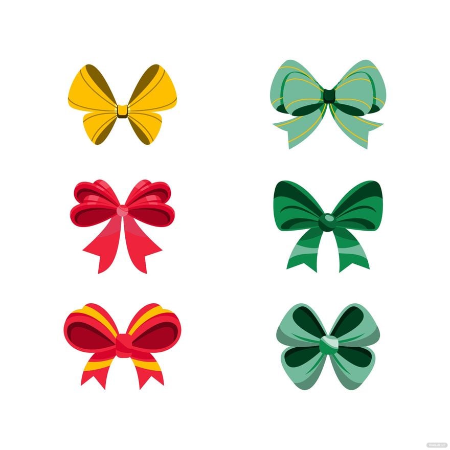 Free Christmas Ribbon Vector - Download in Illustrator, EPS, SVG, JPG, PNG