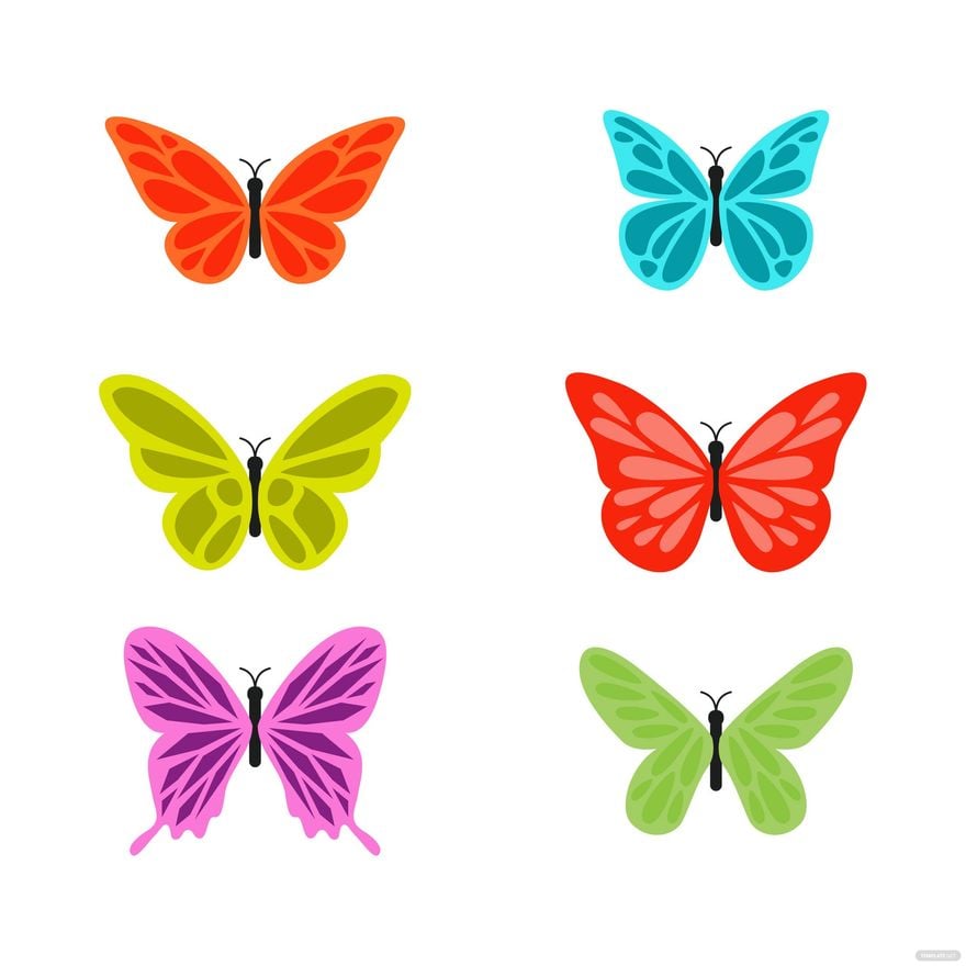 Free Simple Butterfly Vector