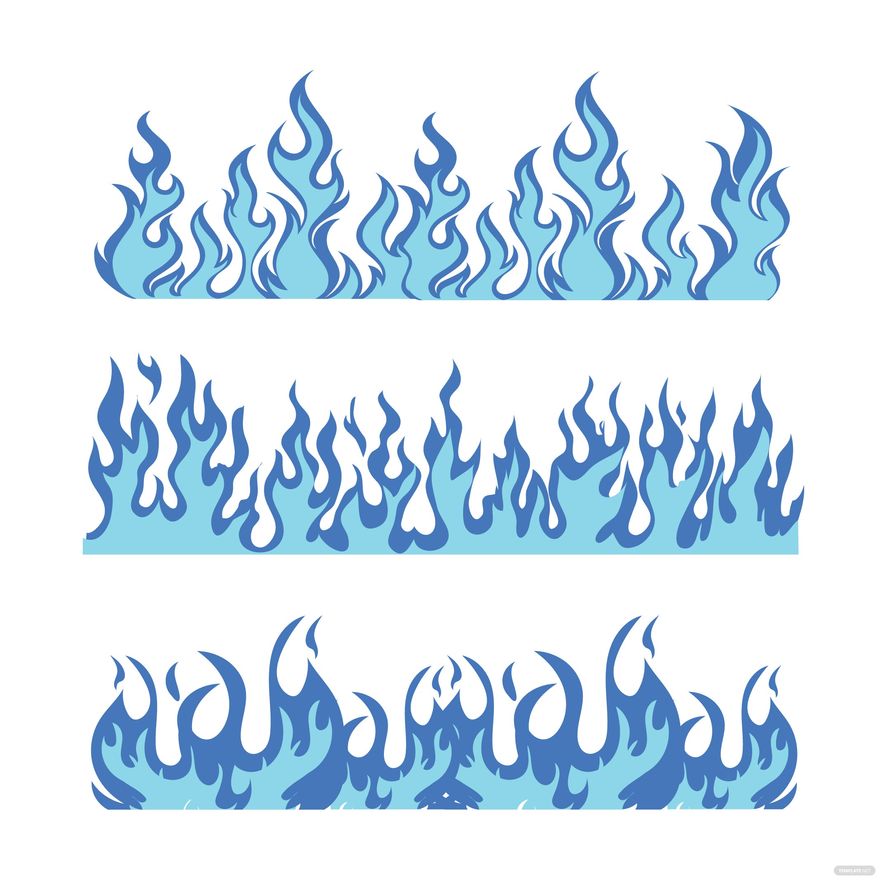 Blue Flame Vector in Illustrator, SVG, JPG, PNG, EPS - Download | Template .net