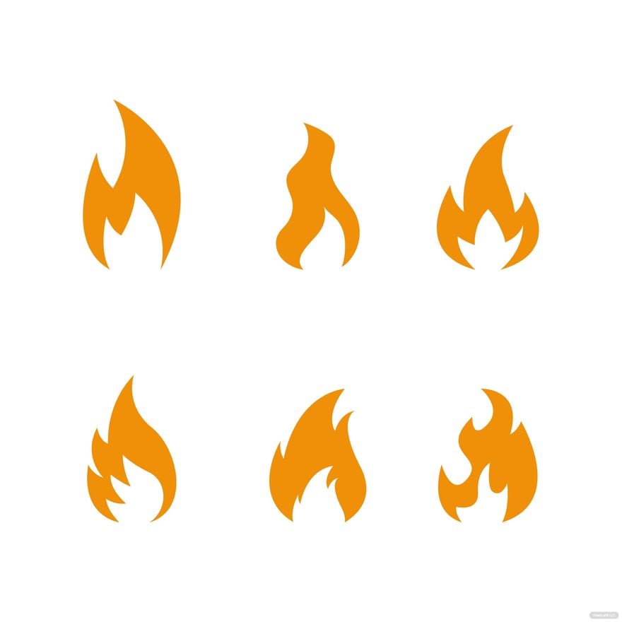 Simple Flame Vector
