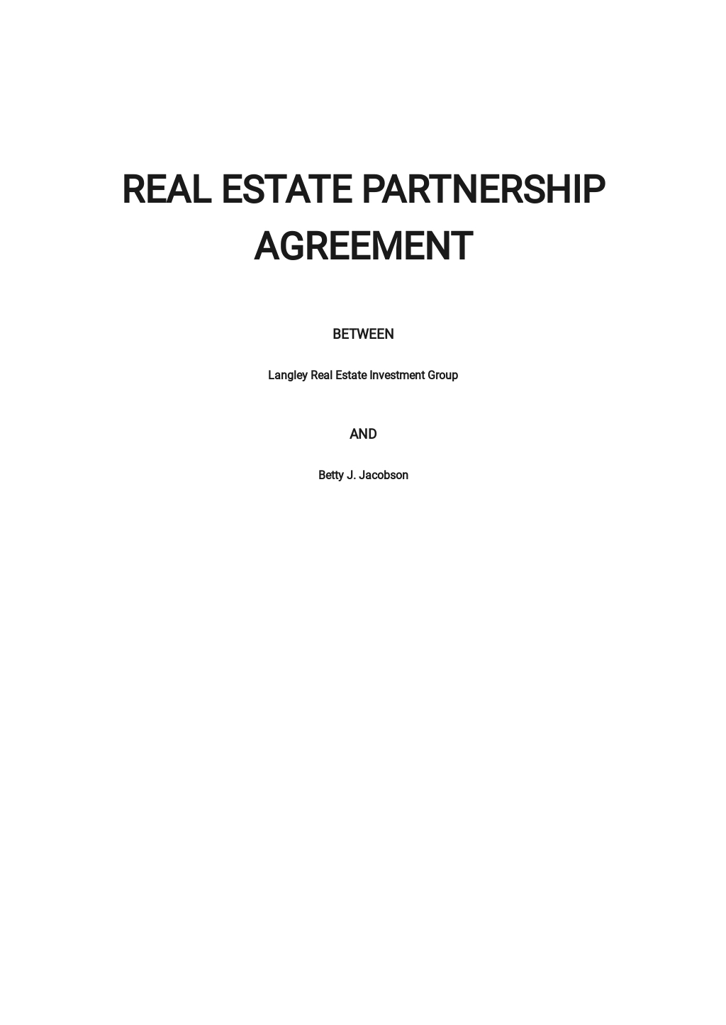 Real Estate Partnership Agreement Template.jpe