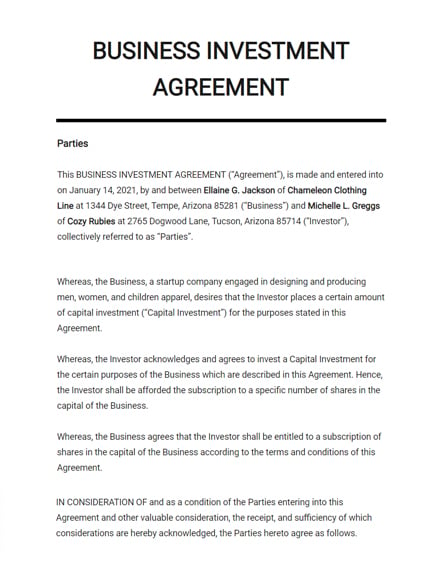 72  FREE Agreement Templates PDF Word Google Docs Apple Pages