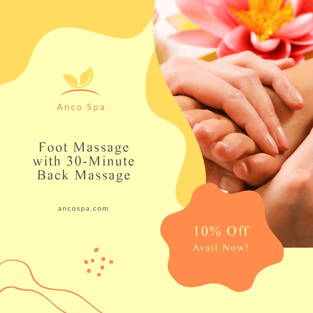 Free Foot Massage Offer Post Instagram Facebook