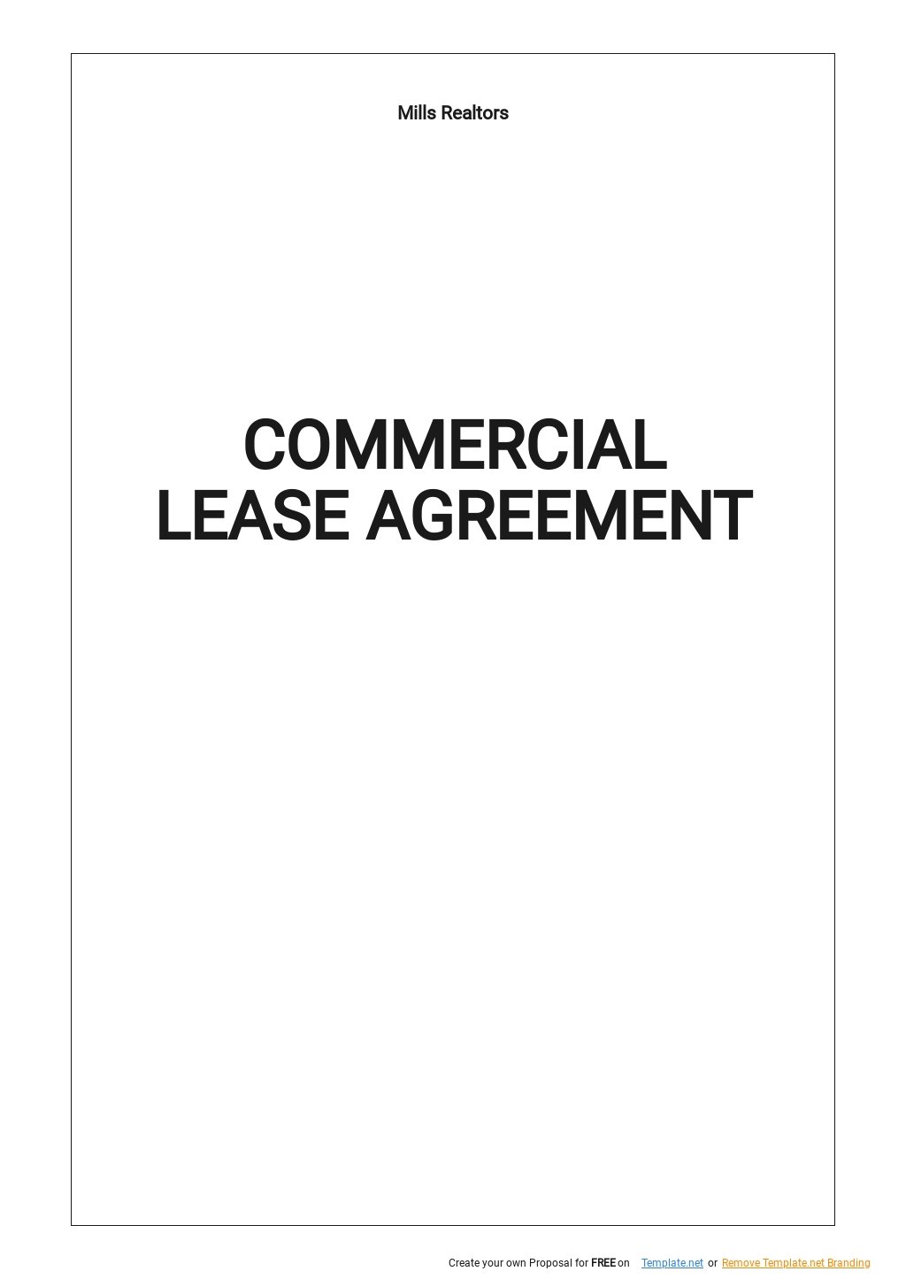 FREE Lease Agreement Templates in Microsoft Word (DOC)