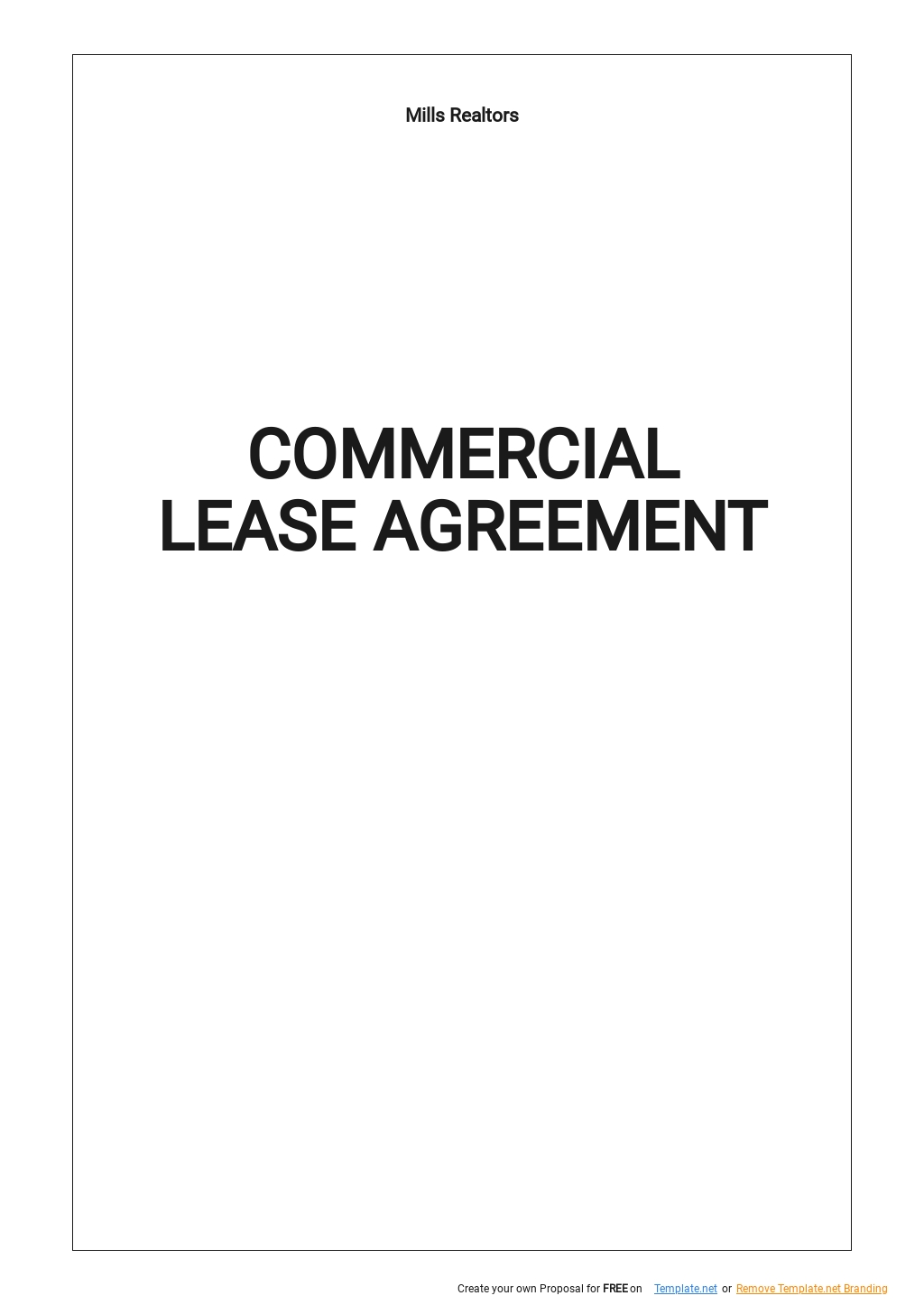 FREE Lease Agreement Templates In PDF Template