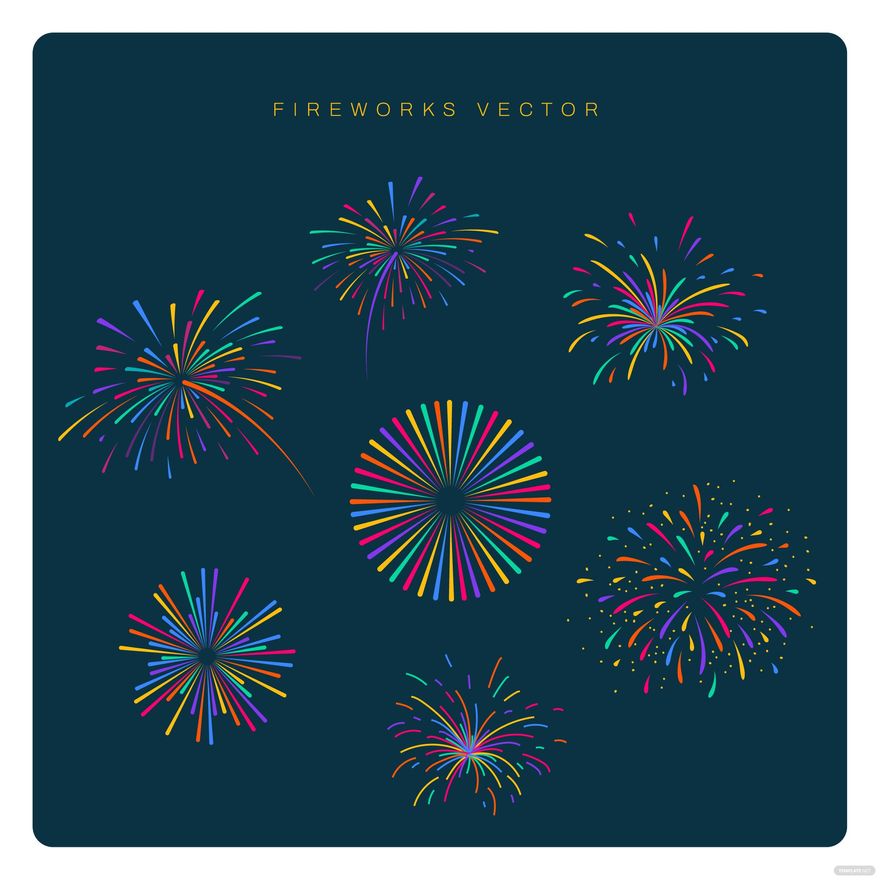 Fireworks Vector in Illustrator, SVG, JPG, EPS, PNG - Download | Template.net