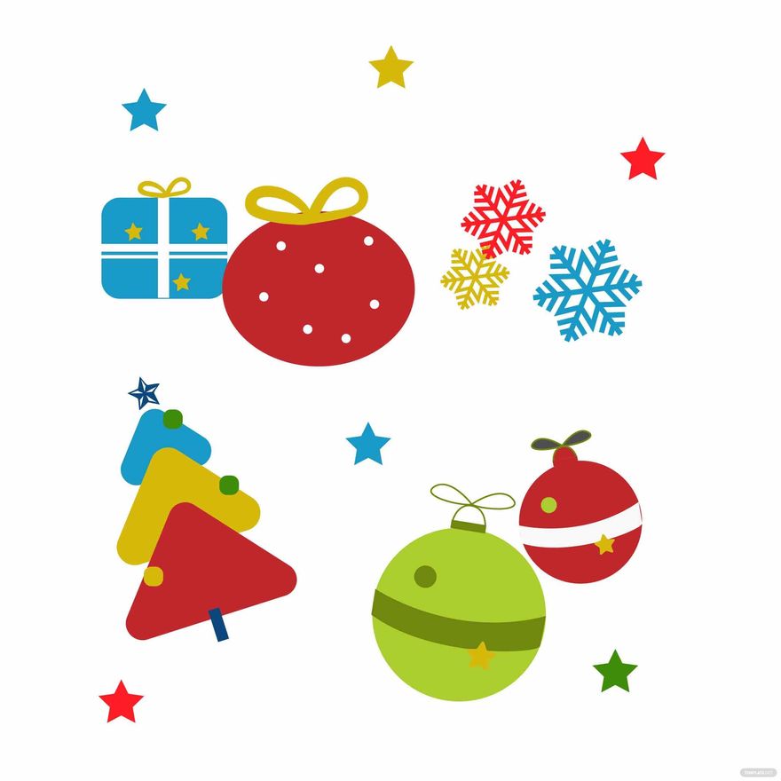 Free Christmas Cartoon Vector in Illustrator, EPS, SVG, JPG, PNG
